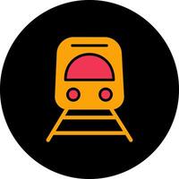 Light Rail Icon Design vector