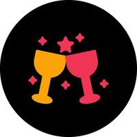 Wine Party Icon Design vector