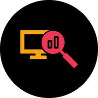 Data Research Icon Design vector
