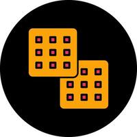 Waffle Icon Design vector