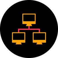 News Network Icon Design vector