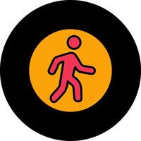 Person Walking Icon Design vector