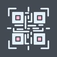 QR Code Reader Icon Design vector