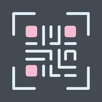 QR Code Generator Icon Design vector
