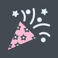 Confetti Icon Design vector