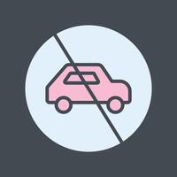 Prohibited Sign Icon Design vector