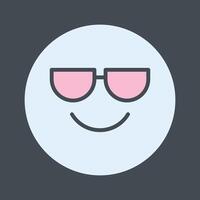 6 - Smiling Face with Sunglasse.eps vector