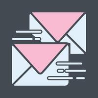 Sent Mail Icon Design vector