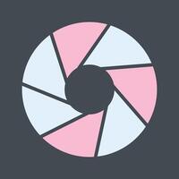Aperture Artifacts Icon Design vector