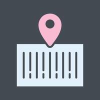 Barcode Tracking Icon Design vector