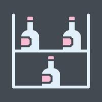 Wine Rack Icon Design vector
