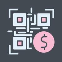 QR Code Payment Icon Design vector
