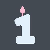 Age Number Icon Design vector
