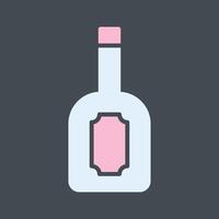 Wine Label Icon Design vector