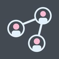 Social Network Icon Design vector