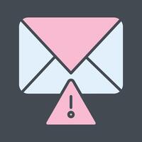Message Alert Icon Design vector