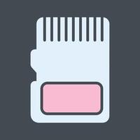 Memory Cards Icon Design vector