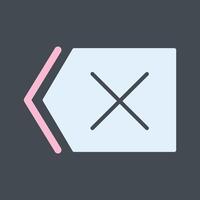 Delete Icon Design vector