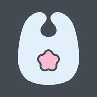 Cute Bibs Icon Design vector