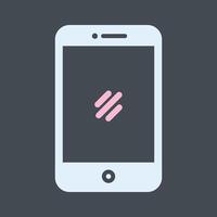 Mobile Icon Design vector