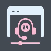 Support Forum Icon Design vector