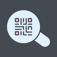 QR Code App Icon Design vector