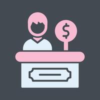 Cashier Icon Design vector