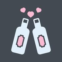 Wine Chill Icon Design vector