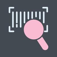 Barcode Database Icon Design vector