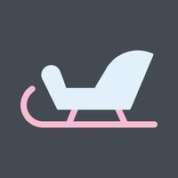 Sleigh Icon Design vector