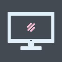 Monitor Icon Design vector