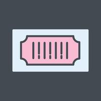 Barcode Price Icon Design vector