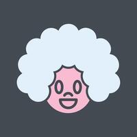 Clown Face Icon Design vector