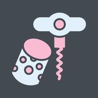 Wine Cork Icon Design vector