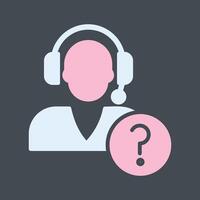 Help Request Icon Design vector