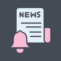 News Update Icon Design vector