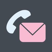 Support Email Icon Design vector