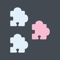 Puzzle Icon Design vector