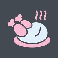 Chicken Icon Design vector