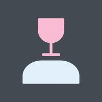 Wine Snob Icon Design vector