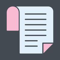 Document Icon Design vector
