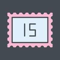 Postage Due Icon Design vector