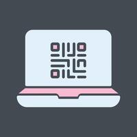 QR Code Scanner App Icon Design vector