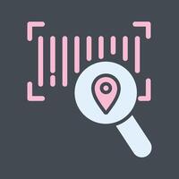 Barcode Tracking Icon Design vector