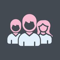 Group Photo Icon Design vector