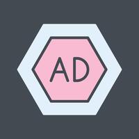 Ad Blocker Icon Design vector