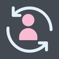 Retargeting Icon Design vector
