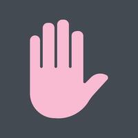 Raising Hands Icon Design vector