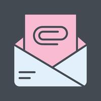 Attachment Clip Icon Design vector
