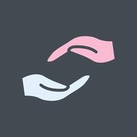 Supportive Hand Icon Design vector
